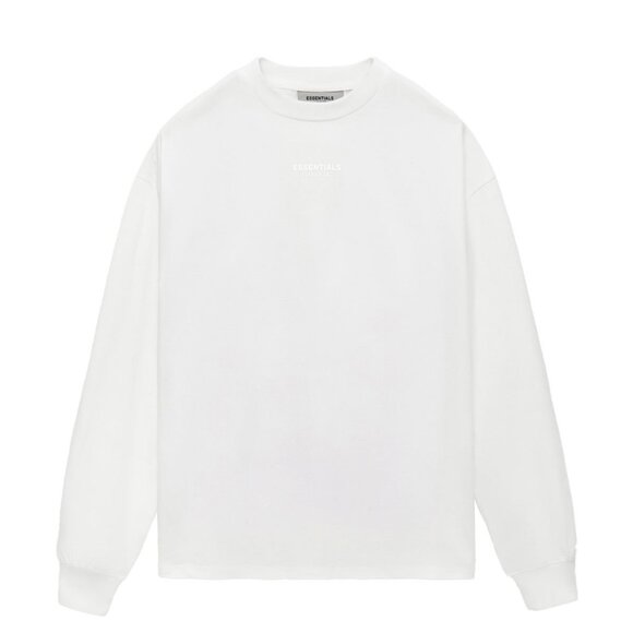 ESSENTIALS Long-sleeved T-shirt with a small logo on the chest - Picture 1 of 2